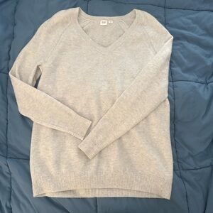 GAP Women's Oversized Gray Sweater